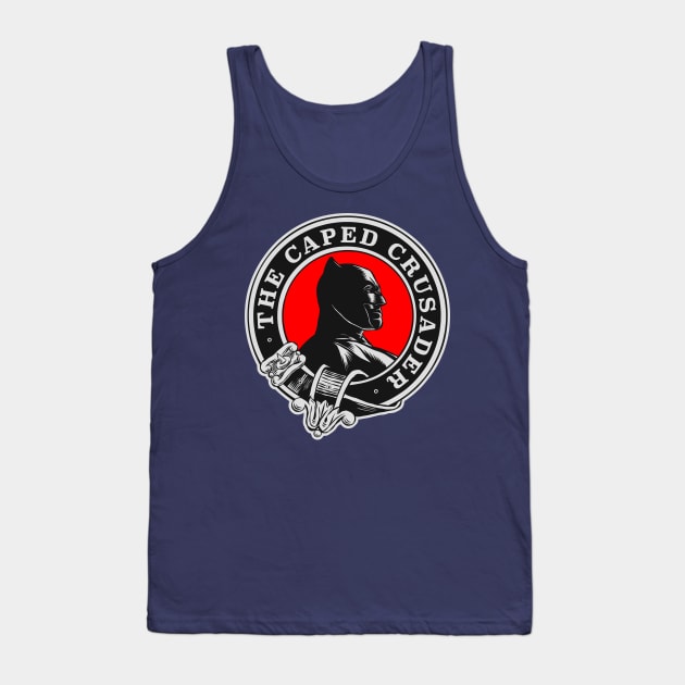 Caped Vigilante Label Tank Top by nerdgonalley